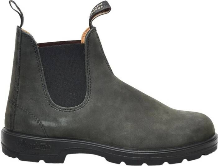 Blundstone Zwart Grijze Lederen Beatles Boots Black Dames