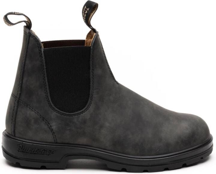 Blundstone Zwarte Leren Enkellaarzen Black Dames