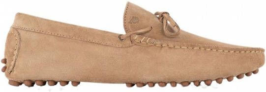 Bobbies Paris Ayrton Suede lederen bezaaid loafers Beige Heren