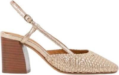 Bobbies Paris Champagne Slingback Pumps Beige Dames