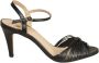 Bobbies Paris La Cosmique laminated leather sandals Zwart Dames - Thumbnail 1