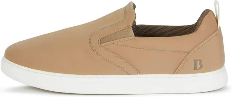 Boggi Milano B Tech Taupe Slip-Ons van technische stof Beige Heren