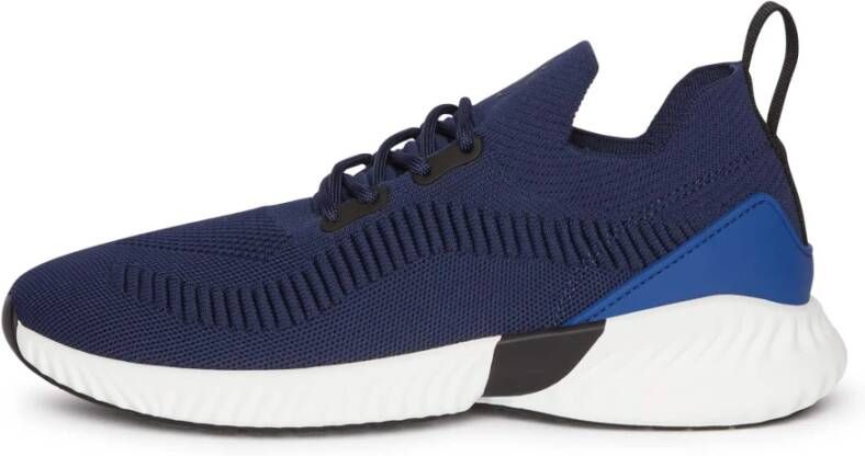 Boggi Milano B Sustainable Recycled Yarn Willow Trainers Blauw Heren