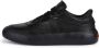 Boggi Milano Sneakers van getrommeld leer met logo Black Heren - Thumbnail 1