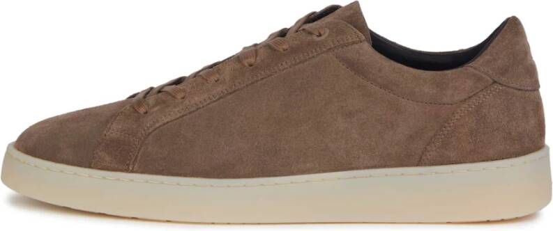 Boggi Milano Suède sneakers Brown Heren