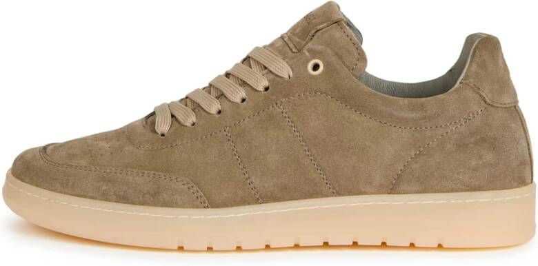 Boggi Milano Suede Trainers Beige Heren