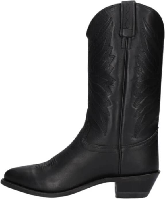 Bootstock Stijlvolle zwarte cowboylaarzen Mary Black Dames