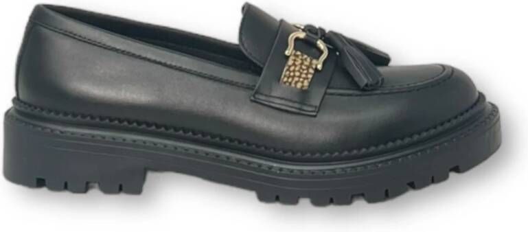 Borbonese Stijlvolle Mocassins voor Heren Black Dames