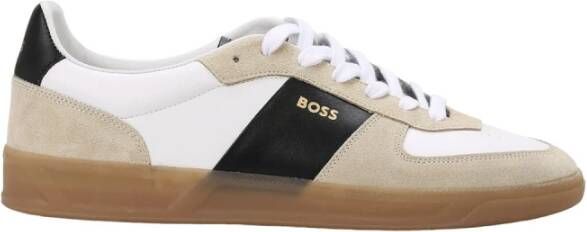 Boss Beige Open Sneakers Brandon White Heren