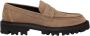 Boss Licht Beige Loafers Julyo Model Beige Heren - Thumbnail 1