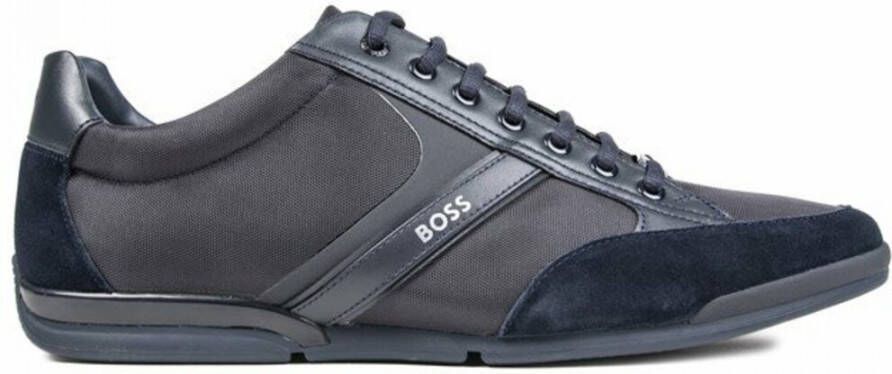 Boss Saturn Low Trainers Blauw Heren