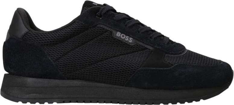 Boss Sportieve Lichtgewicht Sneakers Black Heren