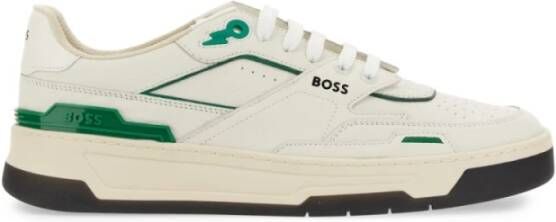 Boss Sportieve Sneakers met Rubberen Zool White Heren