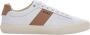 Boss Suede Low Sneaker met Retro Logo White Heren - Thumbnail 1