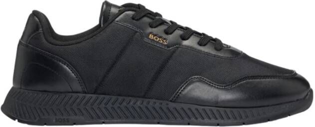 Boss Titanium Runn Sneakers Black Heren