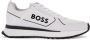 Boss Witte Sneakers met Zwarte Details en Tankzool White Heren - Thumbnail 1