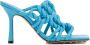 Bottega Veneta Blauw Leren Twist Sandalen Ss23 Blue Dames - Thumbnail 1