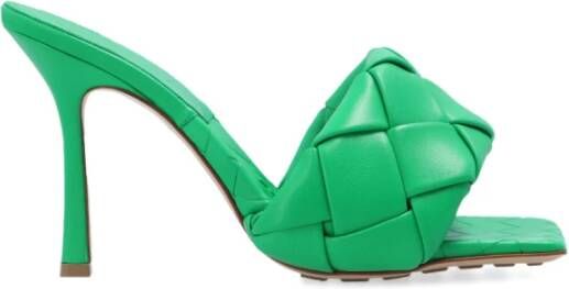 Bottega Veneta BV Lido heeled mules Groen Dames