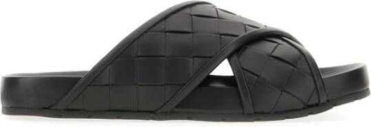 Bottega Veneta Comfortabele Pantoffels voor Thuis Black Heren