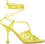 Bottega Veneta Hoge hak sandalen voor vrouwen Green Dames - Thumbnail 2