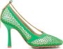 Bottega Veneta Groene Pumps met Kettingversiering Green Dames - Thumbnail 1