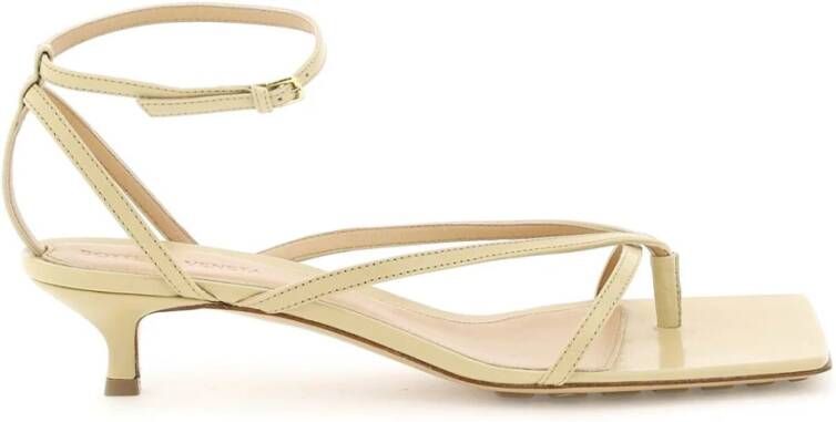 Bottega Veneta High Heel Sandals Beige Dames