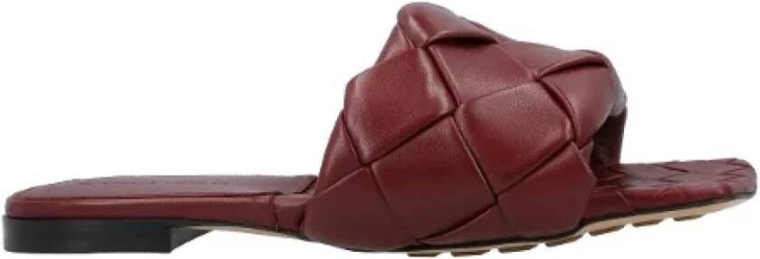 Bottega Veneta Leather flats Red Dames