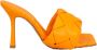 Bottega Veneta Leather mules Orange Dames - Thumbnail 1