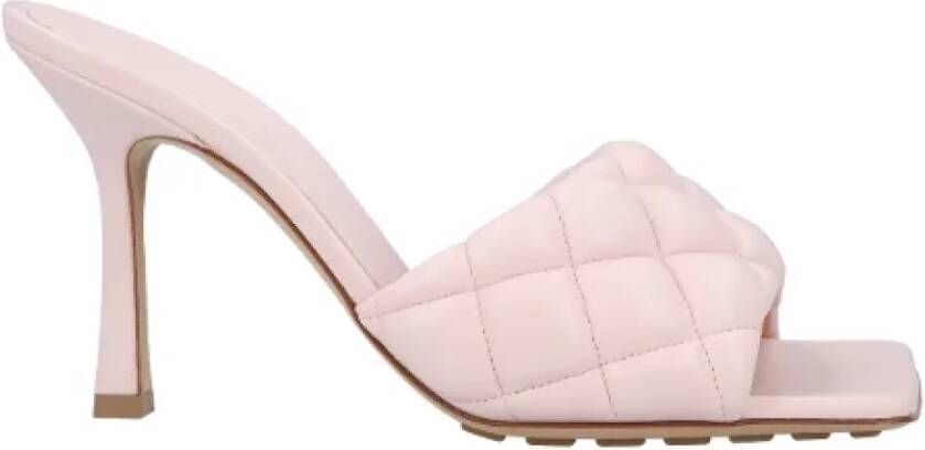 Bottega Veneta Leather mules Pink Dames