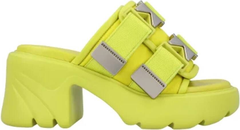 Bottega Veneta Leather mules Yellow Dames