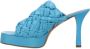 Bottega Veneta Leather sandals Blue Dames - Thumbnail 1