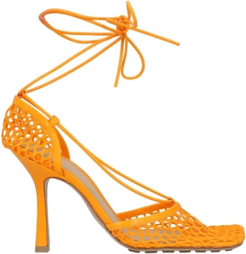 Bottega Veneta Leather sandals Orange Dames