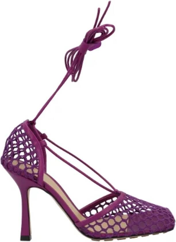 Bottega Veneta Leather sandals Purple Dames