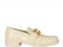 Bottega Veneta Leren Loafers met Goudkleurige Hardware Beige Dames - Thumbnail 3