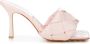 Bottega Veneta Lichtroze Leren Hak Sandaal Mule met Intreccio Pink Dames - Thumbnail 6