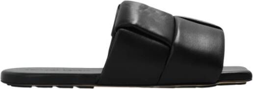 Bottega Veneta Patch slides Zwart Dames