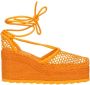 Bottega Veneta Polyester espadrilles Orange Dames - Thumbnail 1