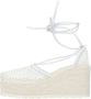 Bottega Veneta Polyester sandals White Dames - Thumbnail 1