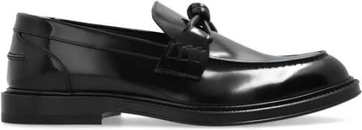 Bottega Veneta Schoenen met striktype loafers Black Heren