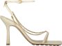 Bottega Veneta Vierkante Neus Leren Slingback Pumps Beige Dames - Thumbnail 1