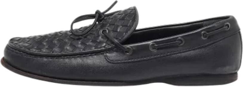 Bottega Veneta Vintage Pre-owned Fabric flats Black Heren