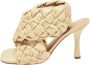 Bottega Veneta Vintage Pre-owned Fabric sandals Beige Dames - Thumbnail 1