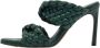 Bottega Veneta Vintage Pre-owned Fabric sandals Green Dames - Thumbnail 1