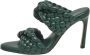 Bottega Veneta Vintage Pre-owned Fabric sandals Green Dames - Thumbnail 1