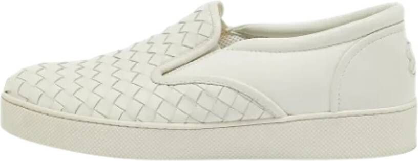 Bottega Veneta Vintage Pre-owned Fabric sneakers White Dames