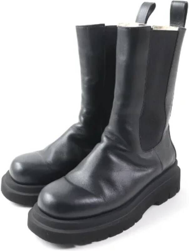 Bottega Veneta Vintage Pre-owned Leather boots Black Dames