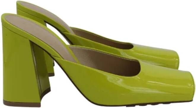 Bottega Veneta Vintage Pre-owned Leather heels Green Dames