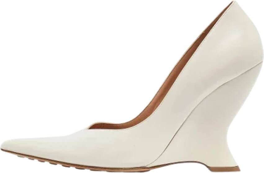 Bottega Veneta Vintage Pre-owned Leather heels White Dames