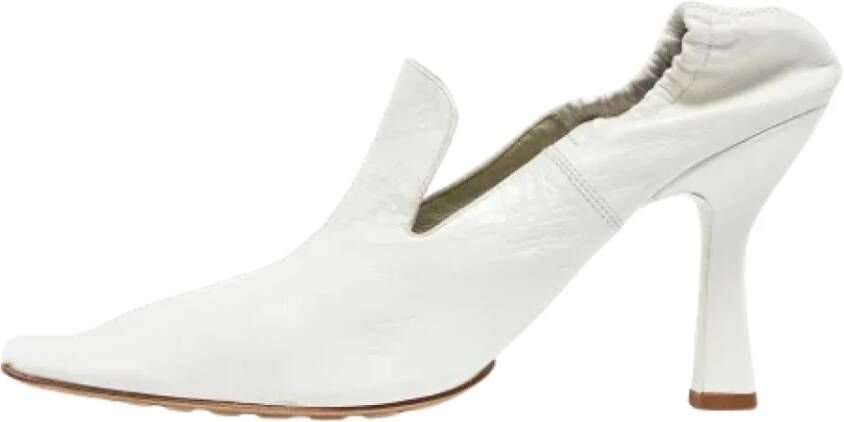 Bottega Veneta Vintage Pre-owned Leather heels White Dames