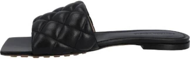 Bottega Veneta Vintage Pre-owned Leather sandals Black Dames